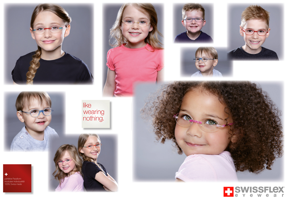 Children love to wear Swissflex eyewear
